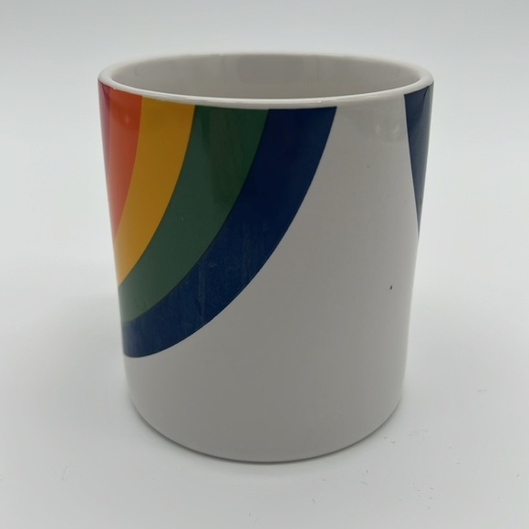 Vintage Retro FTD Rainbow Mug - 1980s, Coffee or Tea - Picture 3 of 10